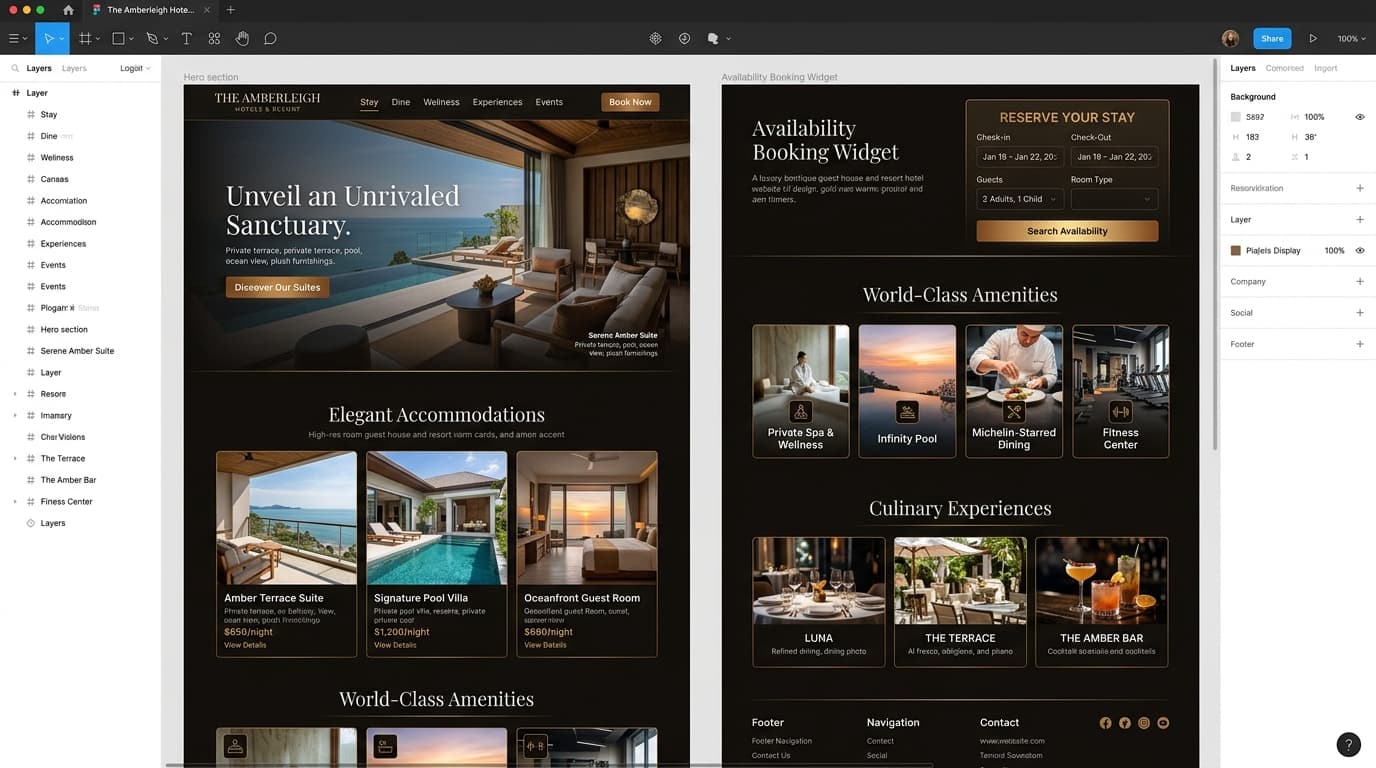 Serene Stays Guest House Interface Preview